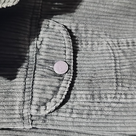 Vintage Simply Fashion Corduroy cropped jacket M Emerald Green. - Picture 5 of 6